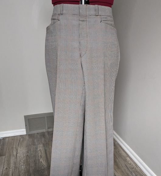 Vintage Checked Flared Pants - Picture 7 of 8